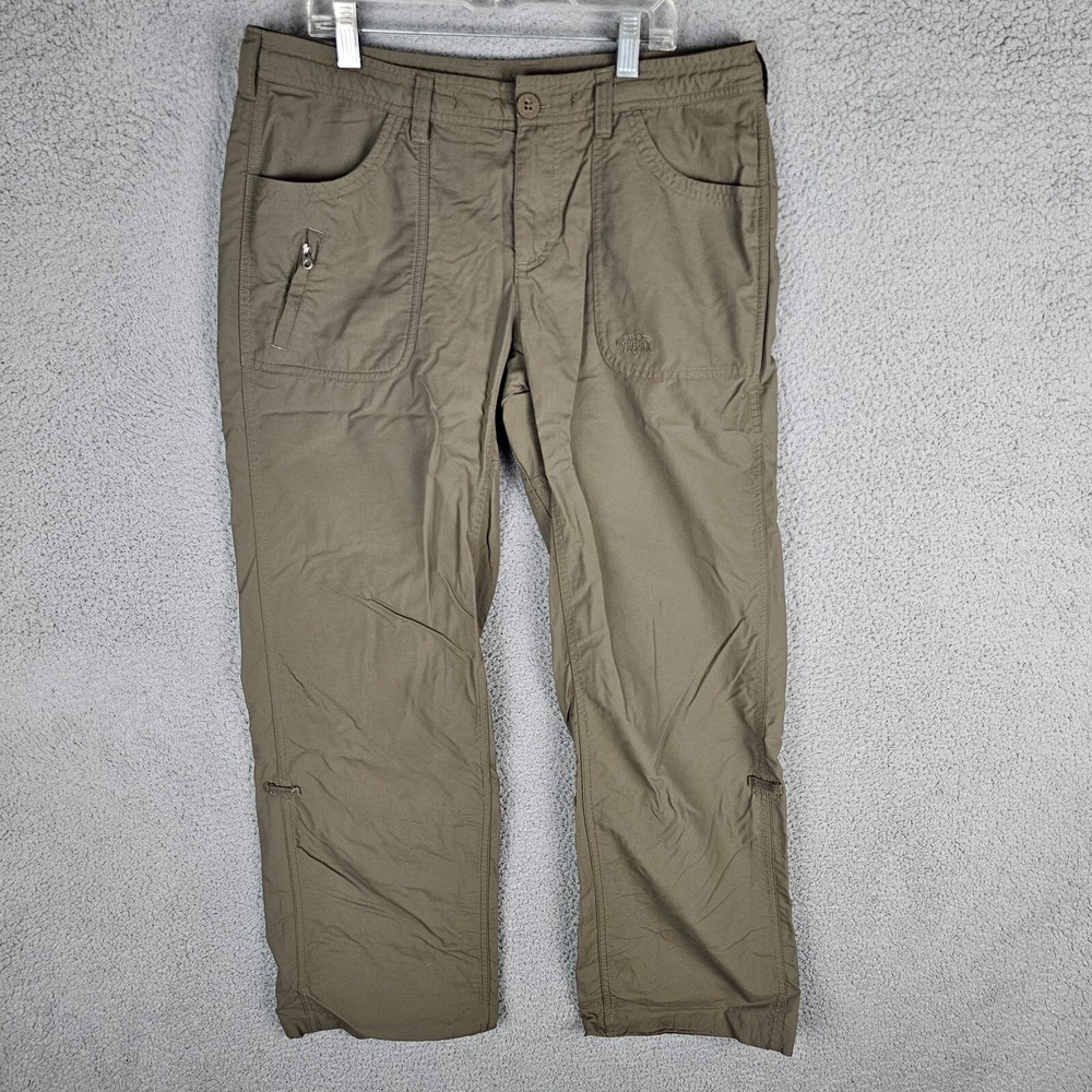 The North Face Womens 10 Horizon II Pants CFU1 Quick Dry UPF30 Roll Tab Leg